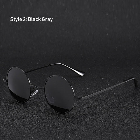 Mirrored Lens Mens Womens Vintage Retro Style Fashion Round Sunglasses Mirrored Lens Mens Womens Vintage Retro Style Fashion Round Sunglasses